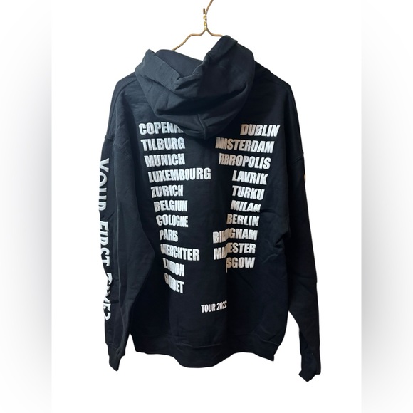 TKL THE KID LAROI | hoodie black 2022 tour your first time pullover sweatshirt - Picture 2 of 3